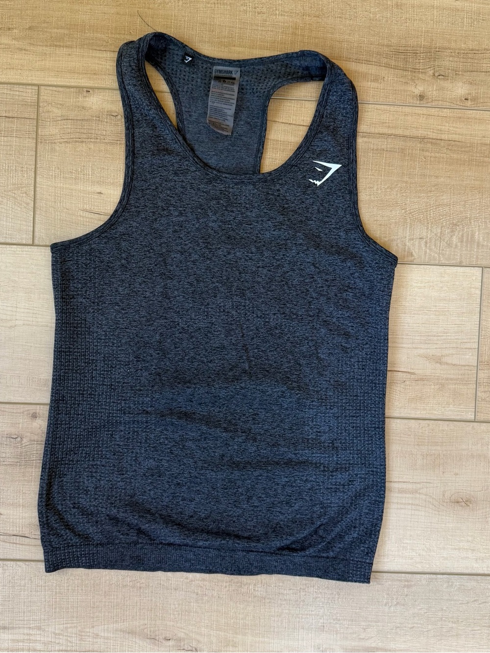 Gymshark (Womens Large) Vital Seamless Tank Top Sleeveless Shirt Racerback Gray